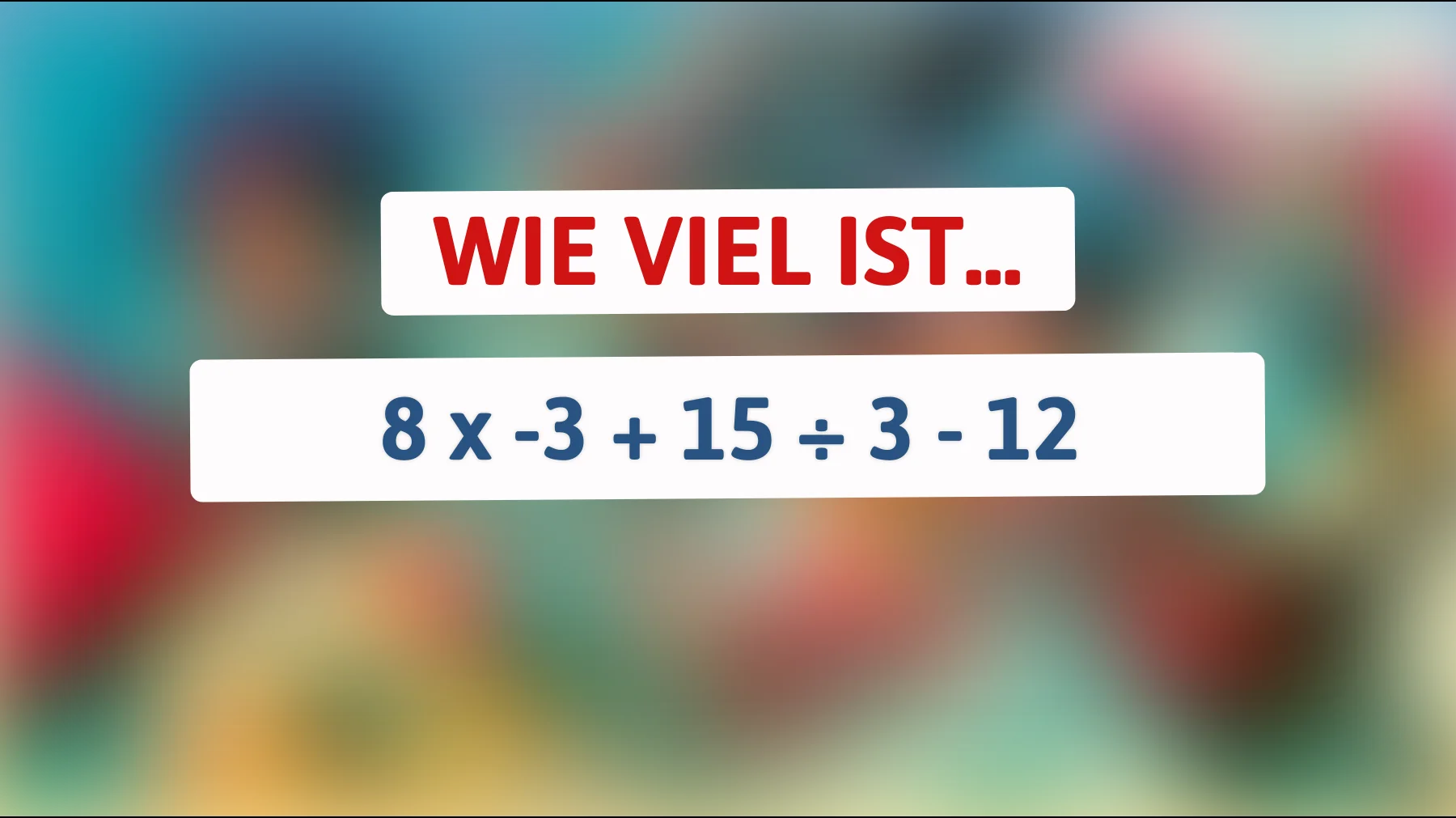 Nur für Genies: Kannst du dieses überraschend knifflige Mathe-Rätsel lösen?"