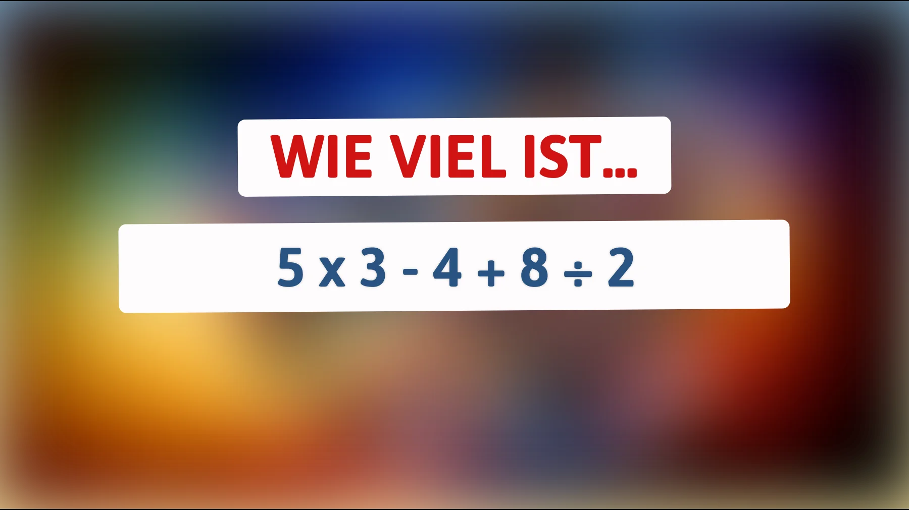 Nur die schlauesten Köpfe können dieses einfache Rechenrätsel lösen: Verstehst du die wahre Lösung?"